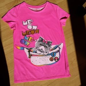 NWOT Circo Girls' Cat Graphic T-Shirt